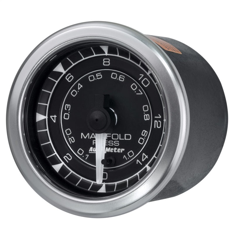 AutoMeter 8150 - ATM8150 - Autometer Chrono 2-1/16in 15PSI Manifold Pressure Gauge - Shipped in Europe - Tuningsupply.com