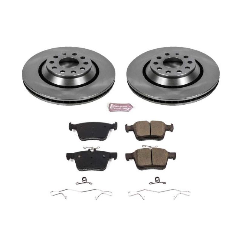 PowerStop KOE7084 - PSBKOE7084 - Power Stop 17-18 Audi RS3 Rear Autospecialty Brake Kit - Shipped in Europe - Tuningsupply.com