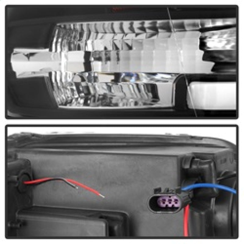 SPYDER 5084811 - SPY5084811 - Spyder 09-16 Dodge Ram 1500 Version 2 Headlights Light Bar DRL Black PRO-YD-DR09V2-LBDRL-BK - Shipped in Europe - Tuningsupply.com