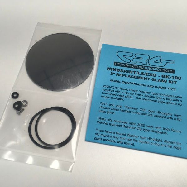 CRG Constructors GK-100 - CRGGK-100 - CRG 3 in. Round Replacement Glass Kit - Shipped in Europe - Tuningsupply.com