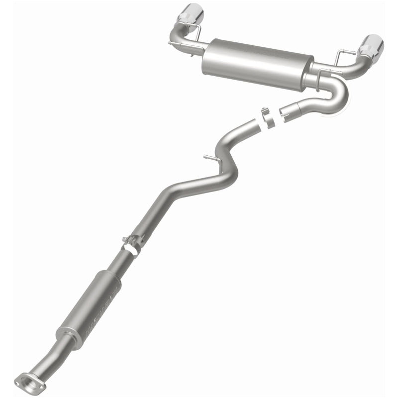 Magnaflow 15157 - MAG15157 - MagnaFlow 13 Scion FR-S / 13 Subaru BRZ Dual Split Rear Exit Stainless Cat Back Performance Exhaust - Shipped in Europe - Tuningsupply.com