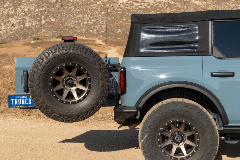 DV8 Offroad TCBR-02 - DVETCBR-02 - DV8 Offroad 21-24 Ford Bronco Tire Carrier - Shipped in Europe - Tuningsupply.com