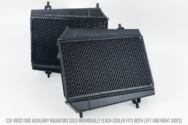 CSF 8321 - CSF8321 - CSF BMW G8X M3/M4/M2 High-Performance Auxiliary Radiator - Single Radiator - Shipped in Europe - Tuningsupply.com