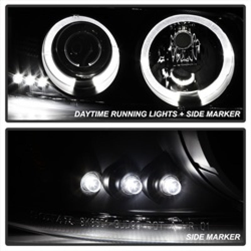 SPYDER 5078292 - SPY5078292 - Spyder GMC Sierra 1500/2500 99-06 Projector Headlights LED Halo LED Blk Smke PRO-YD-CDE00-HL-BSM - Shipped in Europe - Tuningsupply.com