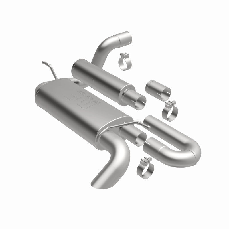 Magnaflow 19620 - MAG19620 - MagnaFlow 18-23 Jeep Wrangler JL 2.0L/3.6L Overland Series Axle-Back Exhaust - Shipped in Europe - Tuningsupply.com