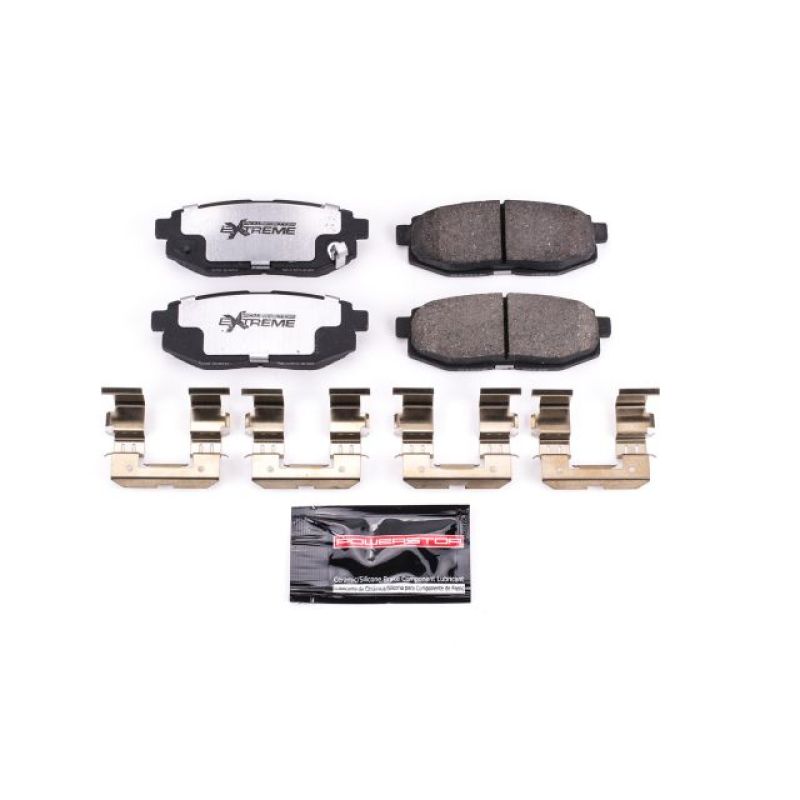 PowerStop Z26-1124 - PSBZ26-1124 - Power Stop 13-16 Scion FR-S Rear Z26 Extreme Street Brake Pads w/Hardware - Shipped in Europe - Tuningsupply.com