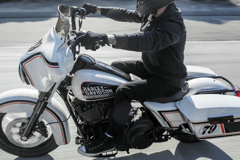 Burly Brand B13-1050B - BURB13-1050B - Burly Brand MX Floorboards - Black - Shipped in Europe - Tuningsupply.com