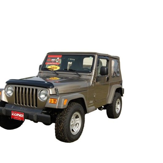 AVS 92054 - AVS92054 - AVS 97-06 Jeep Wrangler Ventvisor Outside Mount Window Deflectors 2pc - Smoke - Shipped in Europe - Tuningsupply.com