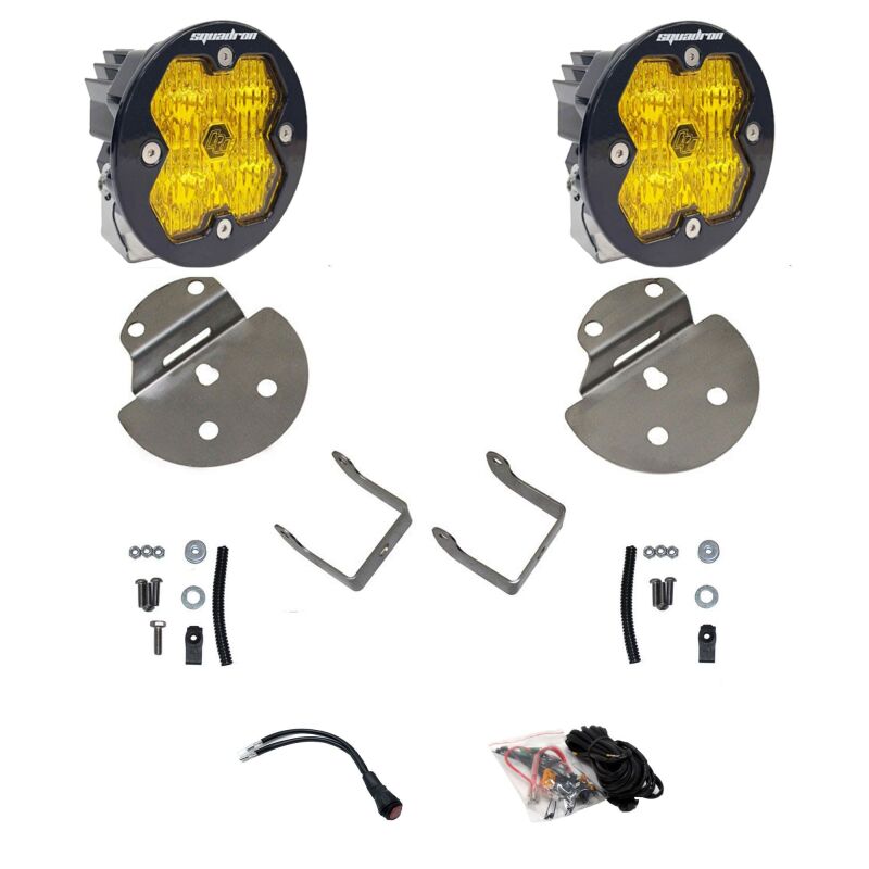 Baja Designs 440073 - BAJ440073 - Baja Designs 15-19 GMC/Chevy Canyon/Colorado/Sierra/Silverado Squadron 2.0 Sport FPK - Amber - Shipped in Europe - Tuningsupply.com