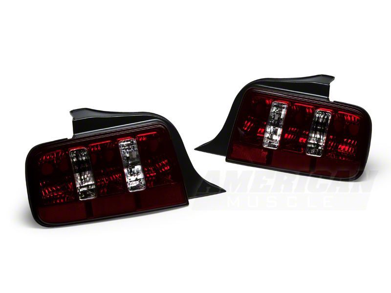 Raxiom 49117 - RAX49117 - Raxiom 05-09 Ford Mustang Coyote Tail Lights- Black Housing (Smoked Lens) - Shipped in Europe - Tuningsupply.com