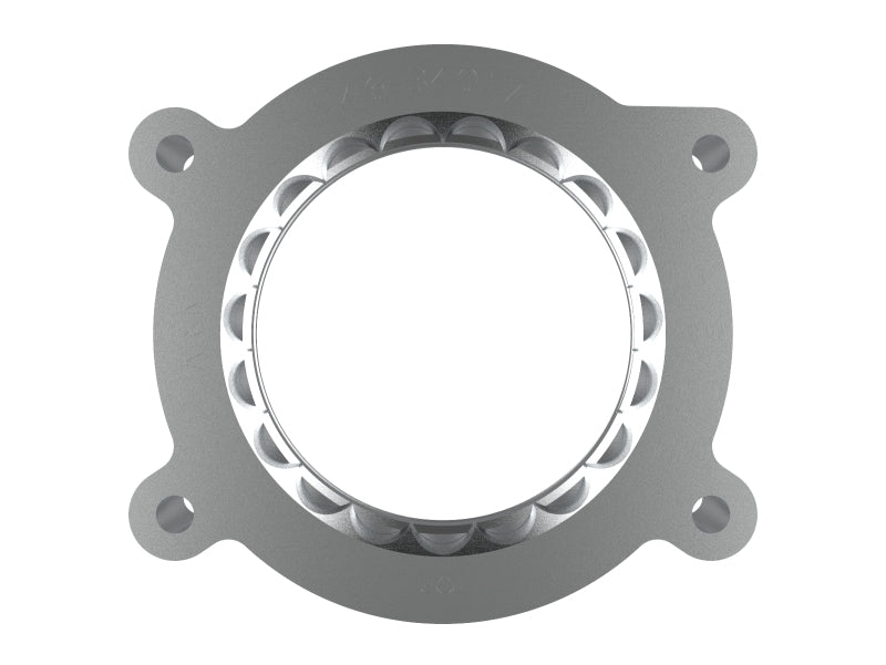 aFe 46-34017 - AFE46-34017 - aFe 2020 Vette C8 Silver Bullet Aluminum Throttle Body Spacer Works w/ Factory Intake Only - Silver - Shipped in Europe - Tuningsupply.com
