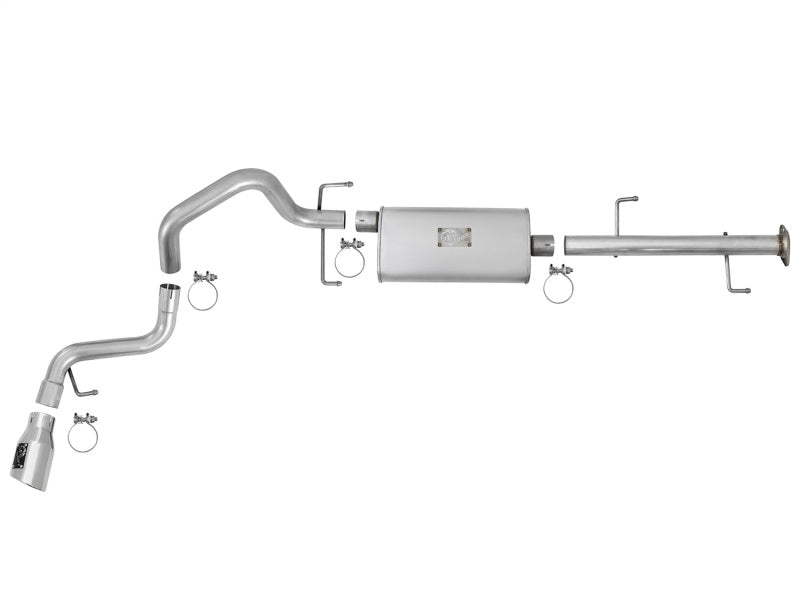 aFe 49-06039-P - AFE49-06039-P - aFe Scorpion 2-1/2in Alum Steel Cat-Back Exhaust w/ Polished Tips 07-17 Toyota FJ Cruiser V6 4.0L - Shipped in Europe - Tuningsupply.com
