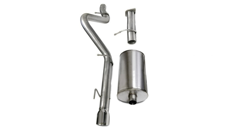CORSA Performance 14256 - COR14256 - Corsa 2006-2008 Chevrolet Trailblazer SS 6.0L V8 Polished Sport Cat-Back Exhaust - Shipped in Europe - Tuningsupply.com