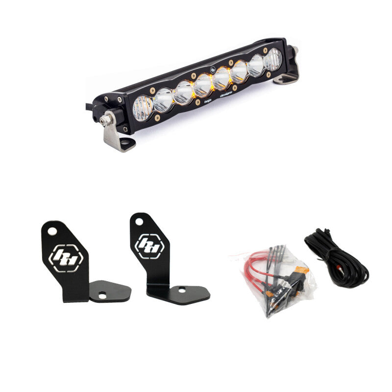 Baja Designs - BAJ448101 - Baja Designs 22-23 Polaris RZR Pro R S8 10in Hood Mount Kit - Clear - Shipped in Europe - Tuningsupply.com