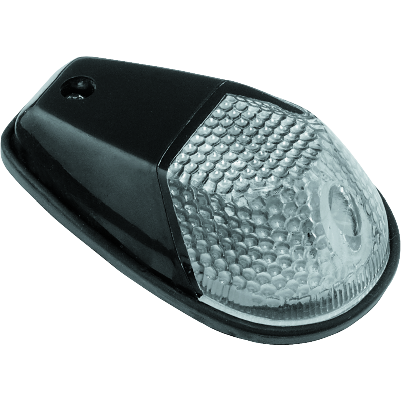 BikeMaster 261390 - BKM261390 - BikeMaster Marker Light Universal Flush Mount Clear/Black - Shipped in Europe - Tuningsupply.com