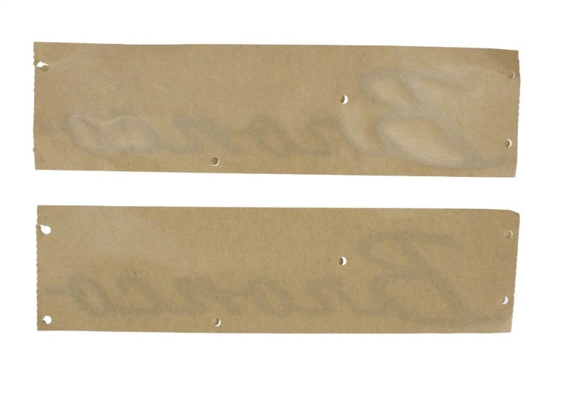 Ford Racing M-1447-BSS - FRPM-1447-BSS - Ford Racing 21-23 Bronco Script Fender Badge - Silver - Shipped in Europe - Tuningsupply.com