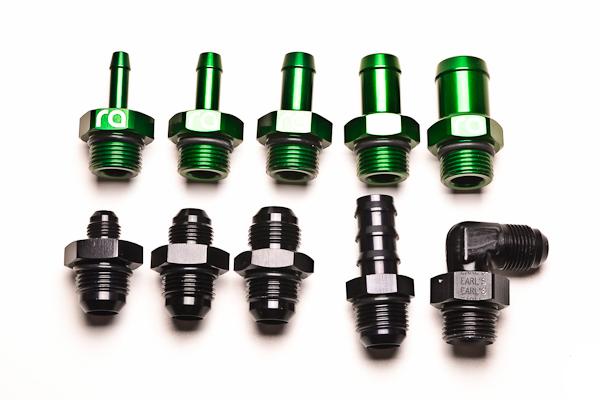 Radium Engineering 14-0058 - RAD14-0058 - Radium Engineering Universal Hose Barb Adapter For 1-1/4in ID Hose ( w/ 1/4NPT Port) - Green - Shipped in Europe - Tuningsupply.com