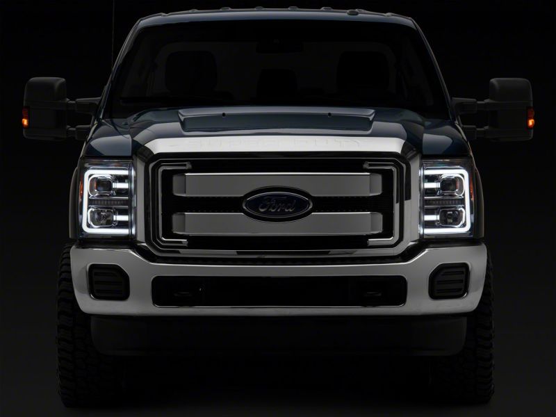Raxiom SD3621 - RAXSD3621 - Raxiom 11-16 Ford F-250 Super Duty LED Projector Headlights - Chrome Housing (Clear Lens) - Shipped in Europe - Tuningsupply.com