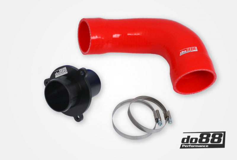 do88 CP-110R-DO88-2 - DOBCP-110R-DO88-2 - do88 VAG 1.8 2.0 TSI (MQB) Turbo Muffler Delete do88 TR-340 Red Hose - Shipped in Europe - Tuningsupply.com