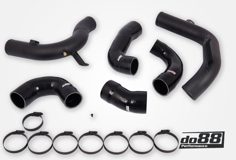 do88 TR-340-OE-2-S - DOBTR-340-OE-2-S - do88 VAG 2.0 TSI EA888 Gen4 (245hp) OEM Intercooler Pressure Pipes Black Hoses - Shipped in Europe - Tuningsupply.com