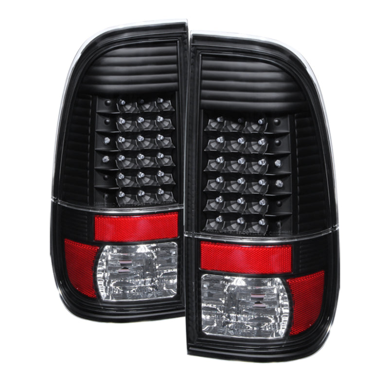SPYDER 9027680 - SPY9027680 - xTune Ford Super Duty 08-15 LED Tail Lights Black ALT-JH-FS08-LED-BK - Shipped in Europe - Tuningsupply.com