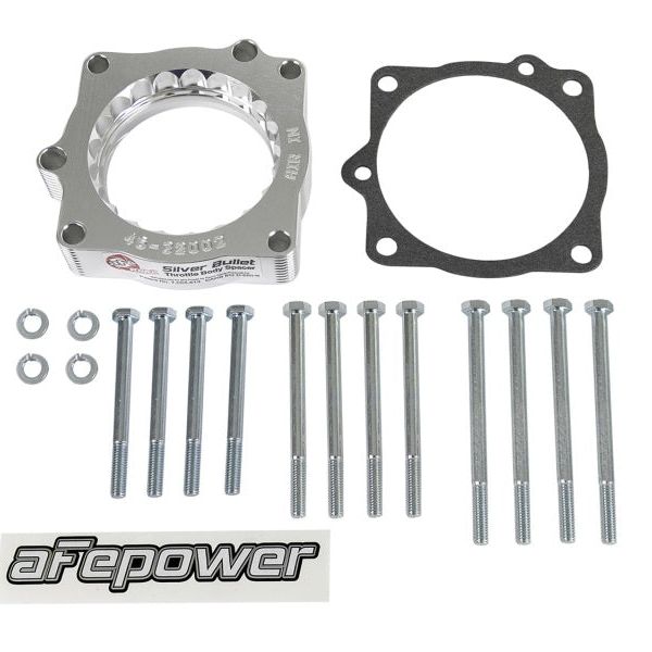 aFe 46-32002 - AFE46-32002 - aFe Silver Bullet Throttle Body Spacers TBS Dodge Ram 03-08 V8-5.7L (Works w/ 5x-10382 only) - Shipped in Europe - Tuningsupply.com