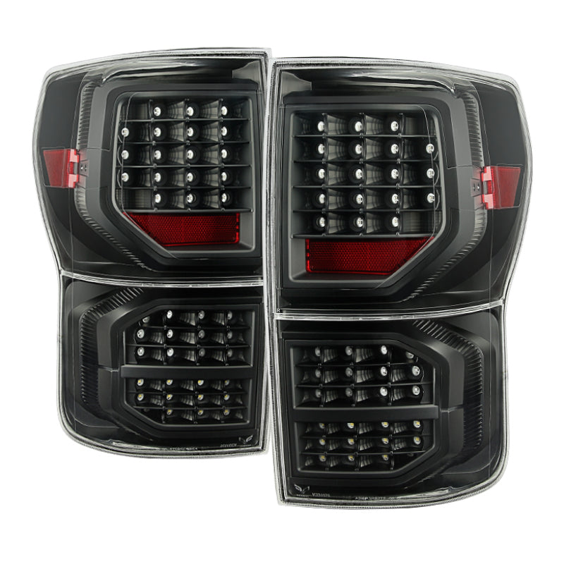 SPYDER 9034466 - SPY9034466 - xTune Toyota Tundra 07-13 LED Tail Lights Black ALT-JH-TTU07-LED-G2-BK - Shipped in Europe - Tuningsupply.com