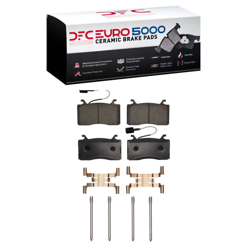 DFC 1600-2052-01 - DFC1600-2052-01 - DFC 17-25 Alfa Romeo Giula Front Euro 5000 Ceramic Brake Pads and Hardware Kit - Shipped in Europe - Tuningsupply.com