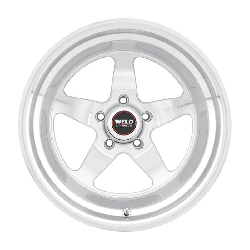 Weld S10508073450 - WELS10508073450 - Weld S105 20x8 Ventura 5x127 ET00 BS4.50 Gloss Silver MACH DIA 78.1 - Shipped in Europe - Tuningsupply.com