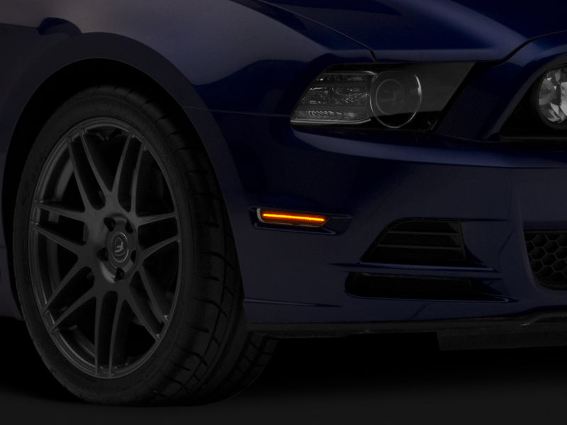 Raxiom 412496 - RAX412496 - Raxiom 10-14 Ford Mustang Axial Series LED Side Marker Lights (Smoked) - Shipped in Europe - Tuningsupply.com