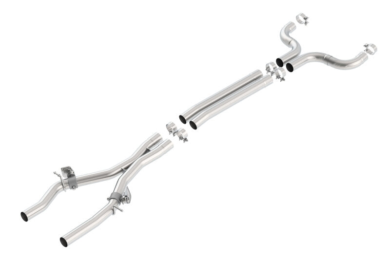 Borla 60610 - BOR60610 - Borla 2016 Camaro SS 6.2L V8 X-Pipe w/ Mid Pipes w/ AFM Valves - Shipped in Europe - Tuningsupply.com