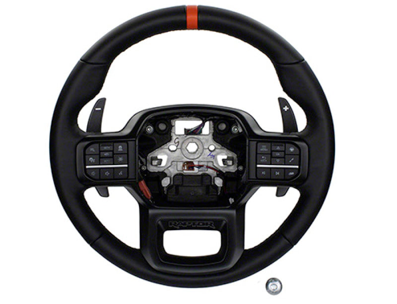 Ford Racing M-3600-F15B - FRPM-3600-F15B - Ford Racing 2021+ F-150 Raptor Steering Wheel Kit - Black - Shipped in Europe - Tuningsupply.com