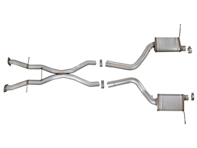 aFe 49-48053 - AFE49-48053 - aFe MACHForce XP Cat-Back Exhaust Stainless No Tips 12-15 Jeep Grand Cherokee SRT/SRT-8 V8 Hemi 6.4L - Shipped in Europe - Tuningsupply.com
