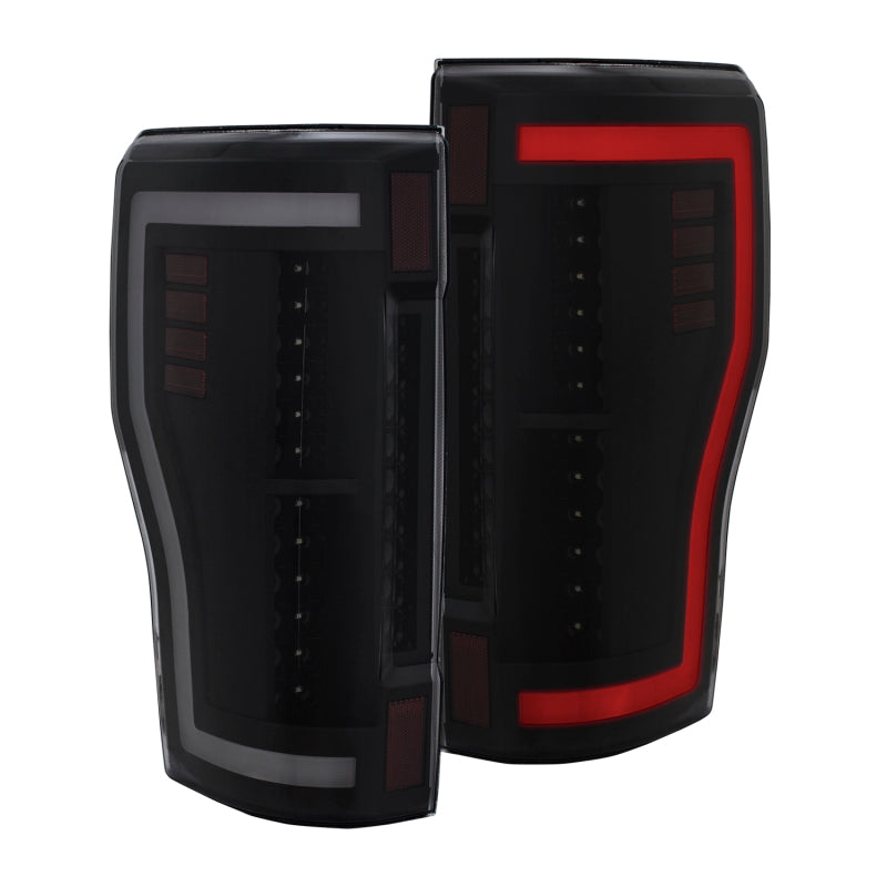 ANZO 311288 - ANZ311288 - ANZO 2017+ Ford F-250 LED Taillights - Black/Smoke - Shipped in Europe - Tuningsupply.com