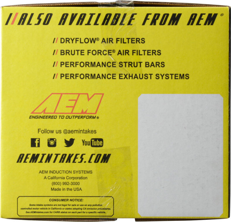 AEM Induction 21-819 - AEM21-819 - AEM 2016 C.A.S Infinity Q50/Q60 V6-3.0L F/l Cold Air Intake - Shipped in Europe - Tuningsupply.com