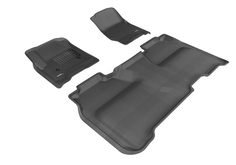 3D MAXpider L1GM01001509 - ACEL1GM01001509 - 3D MAXpider 14-19 GMC Sierra 1500 Crew Cab / 2500HD / 3500HD Crew Cab Kagu Black Full Set - Shipped in Europe - Tuningsupply.com