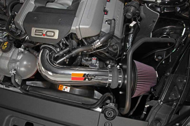 K&N Engineering 69-3535TP - KNN69-3535TP - K&N 2015 Ford Mustang GT 5.0L V8 Typhoon Intake Kit - Shipped in Europe - Tuningsupply.com