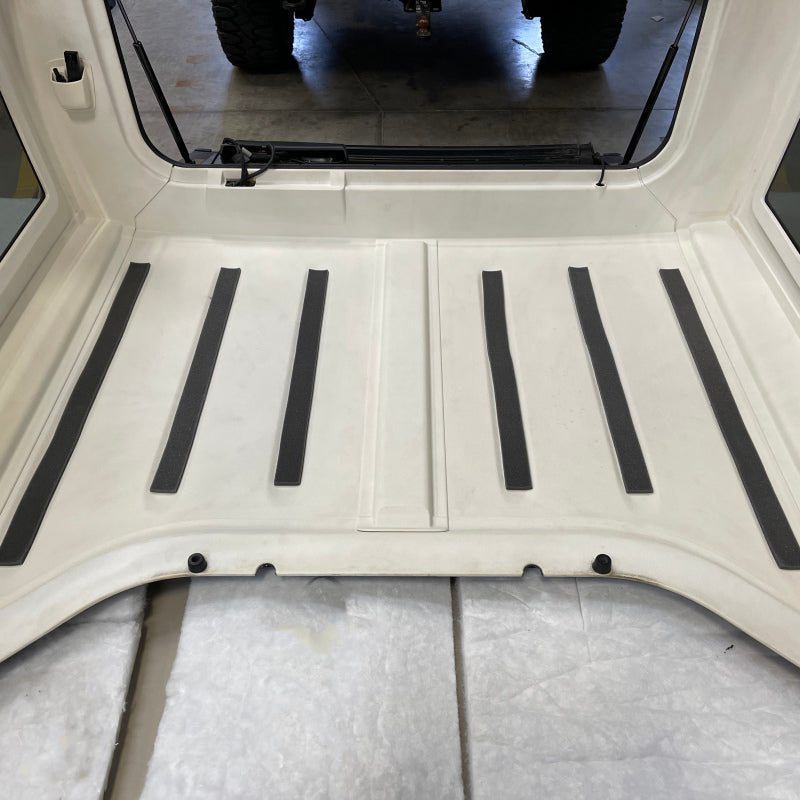DEI 50285 - DEI50285 - DEI 11-18 Jeep Wrangler JK 2-Door Boom Mat Complete Headliner Kit - 6 Piece - Black - Shipped in Europe - Tuningsupply.com