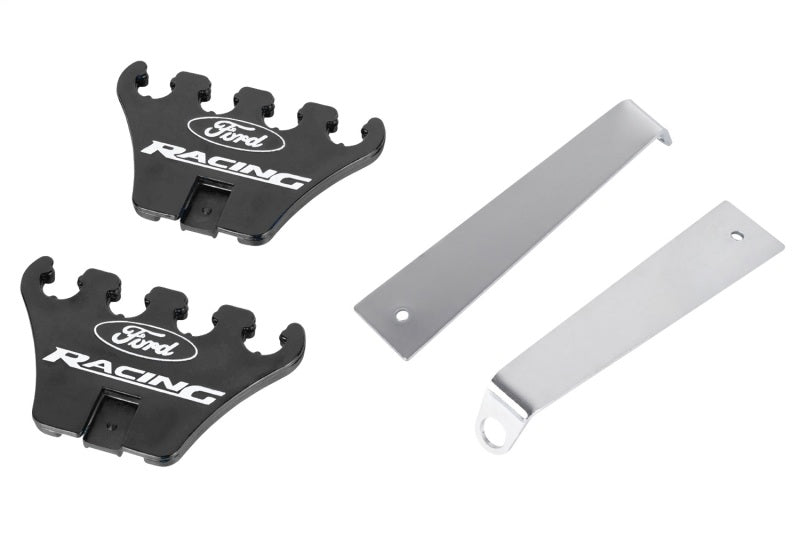 Ford Racing 302-640 - FRP302-640 - Ford Racing Logo Wire Loom Chrome Base/Black - Shipped in Europe - Tuningsupply.com