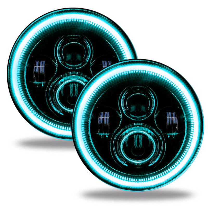 ORACLE Lighting 5769J-332 - ORL5769J-332 - Oracle Jeep Wrangler JL/Gladiator JT 7in. High Powered LED Headlights (Pair) - Dynamic - Shipped in Europe - Tuningsupply.com