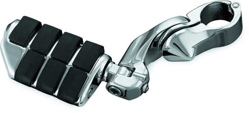 Kuryakyn 4523 - KUR4523 - Kuryakyn Tour-Tech Cruise 4in Mount Arm With Dually ISO Pegs 1-1/4in Clamp Chrome - Shipped in Europe - Tuningsupply.com