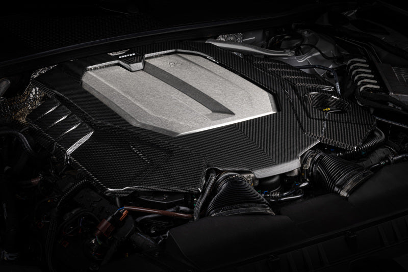 APR MS100253 - APRMS100253 - APR 21-26 Audi RS6 Avant/RS7 Sportback EA825 (C8) 4.0T Carbon Fiber Engine Cover - Shipped in Europe - Tuningsupply.com