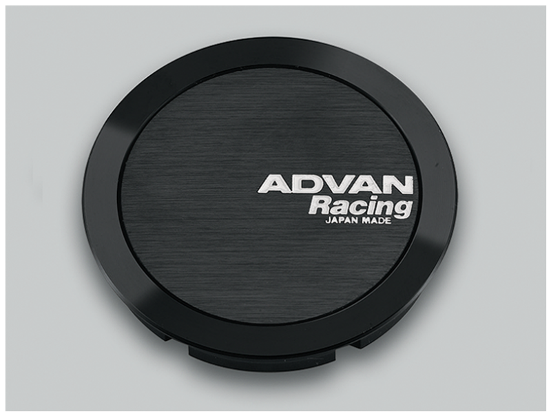 Advan YV0329 - AVNYV0329 - Advan 73mm Full Flat Centercap - Black - Shipped in Europe - Tuningsupply.com