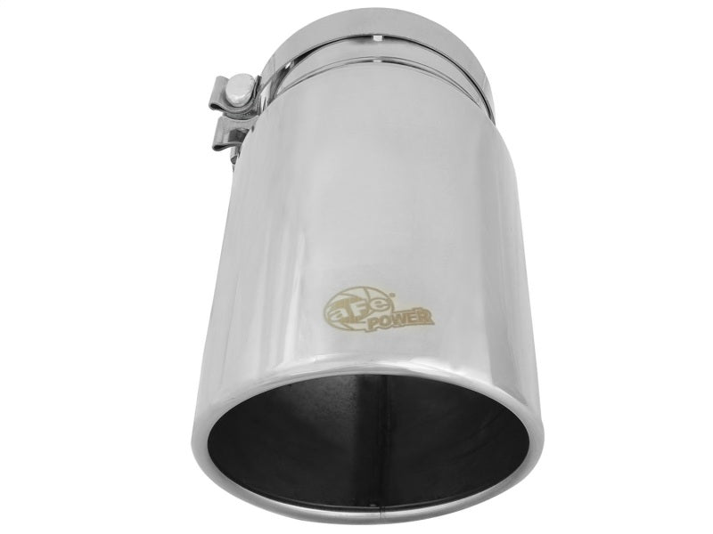 aFe 49T50604-P12 - AFE49T50604-P12 - aFe Universal Bolt On Exhaust Tip Polished 5in Inlet x 6in Outlet x 12in Long - Shipped in Europe - Tuningsupply.com