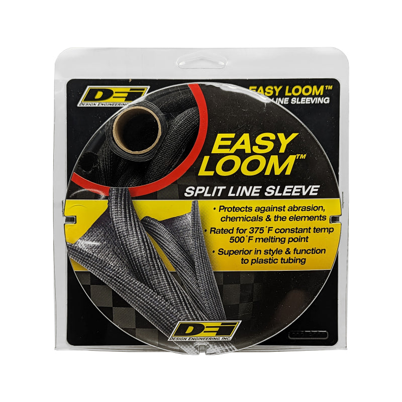 DEI 10651 - DEI10651 - DEI Split Wire Sleeve Easy Loom 8mm-5/16in x 20 Black - Shipped in Europe - Tuningsupply.com