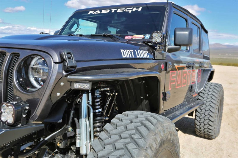 Fabtech - FABFTS24212 - Fabtech 18-21 Jeep JL 4WD Front Steel Tube Fenders - Shipped in Europe - Tuningsupply.com