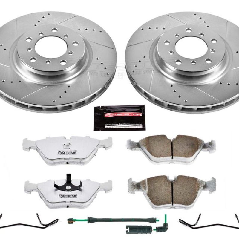 PowerStop K2903-26 - PSBK2903-26 - Power Stop 01-06 BMW M3 Front Z26 Street Warrior Brake Kit - Shipped in Europe - Tuningsupply.com