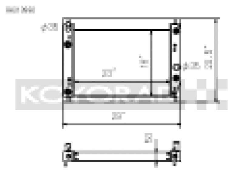 Koyo RH313986 - KOYRH313986 - Koyo 05-13 Chevrolet Corvette C6 Racing Radiator - Shipped in Europe - Tuningsupply.com