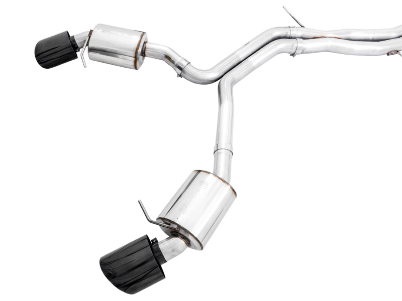 AWE Tuning 3015-33114 - AWE3015-33114 - AWE Tuning Audi B9 RS 5 Sportback Touring Edition Exhaust-Non Resonated- Diamond Black RS Style Tips - Shipped in Europe - Tuningsupply.com