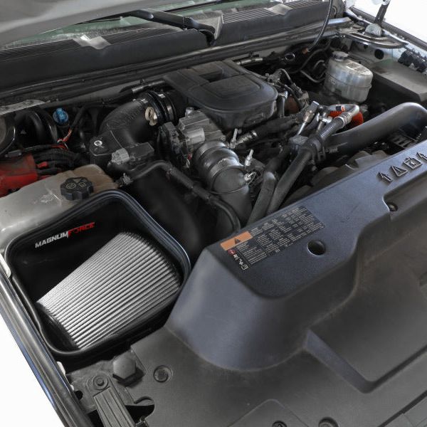 aFe 54-13016D - AFE54-13016D - aFe 11-16 GM Silverado / Sierra 2500/3500HD (6.6L V8) MagnumFORCE Intake Stage-2 Pro DRY S - Shipped in Europe - Tuningsupply.com